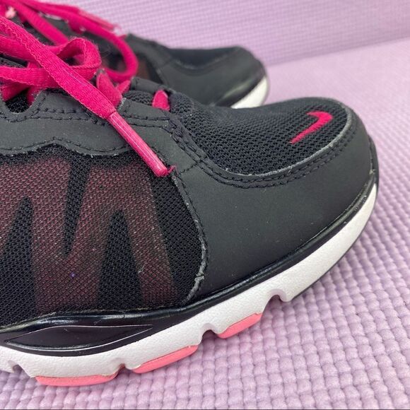 Nike Flex Trainer 2 TR2 Women’s Running Shoes Black Pink Size 8 511332-015 - Picture 7 of 11